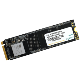 Твердотельный накопитель Apacer AS2280P4, M.2 (80 мм) NVMe 1.3 PCIe Gen3 x4, 3D TLC, 256 ГБ