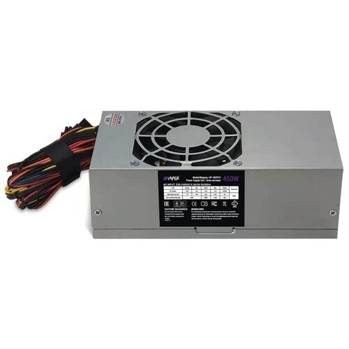 блок питания для ПК 450 Ватт PSU HIPER HP-450TFX (TFX, 450W, PPFC, 80mm fan) OEM