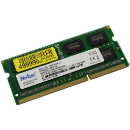 Память DDR3L 8Gb 1600MHz Netac NTBSD3N16SP-08 Basic RTL PC3-12800 CL11 SO-DIMM 260-pin 1.35В