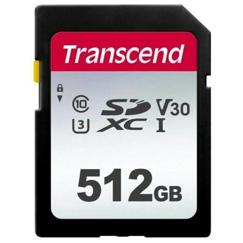 Карта памяти Transcend 512GB SDXC Class 10 UHS-I U1 R95, W45MB/s