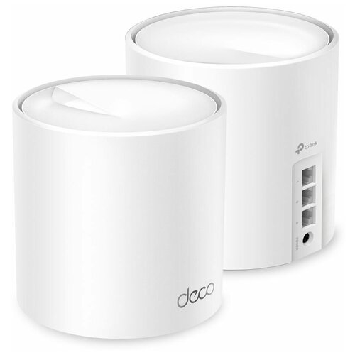 Бесшовный Mesh роутер TP-Link Deco X50(2-Pack) AX3000 10/100/1000BASE-TX