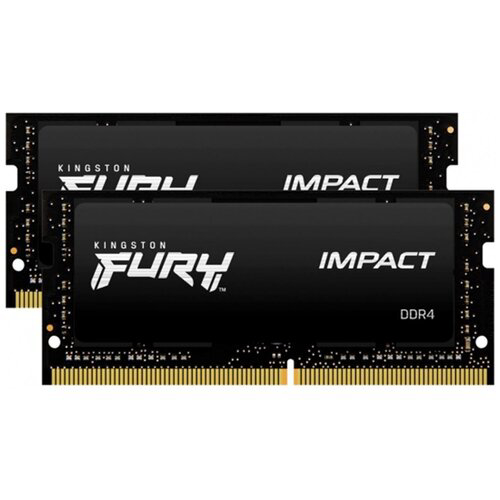 Оперативная память Kingston DDR4 SODIMM FURY Impact 32GB 3200MHz KF432S20IBK2/32