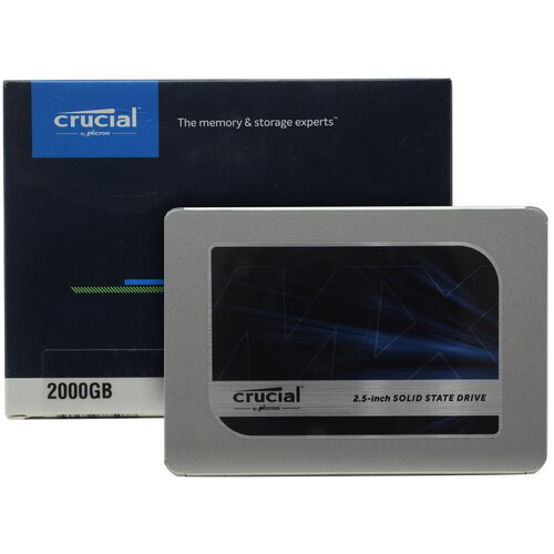 Твердотельный накопитель Crucial 2000 GB (CT2000MX500SSD1)