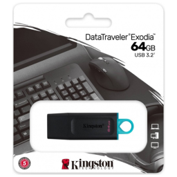 Флеш-память USB 3.2 64 ГБ Kingston DataTraveler Exodia DTX/64GB