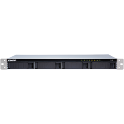channel QNAP TS-431XeU-8G NAS 4 HDD trays, 10 GbE SFP+, rackmount, 1 PSU. ARM 4-core Cortex-A15 Annapurna Labs AL-314 1,7 GHz, 8 GB. W/o rail kit RAIL-B02