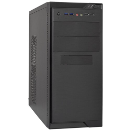 Корпус Minitower ExeGate MA-372UX Black, mATX <без БП> 2*USB+2*USB3.0, Audio