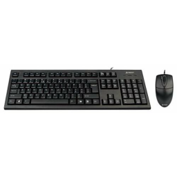 Клавиатура и мышь A4Tech KR-8520D черные, проводные, USB