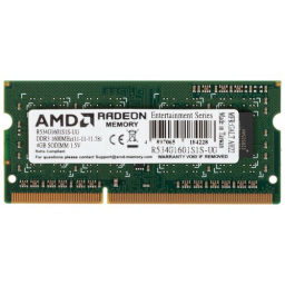 Оперативная память AMD R534G1601S1S-UG DDR3 - 4ГБ 1600, SO-DIMM, Ret