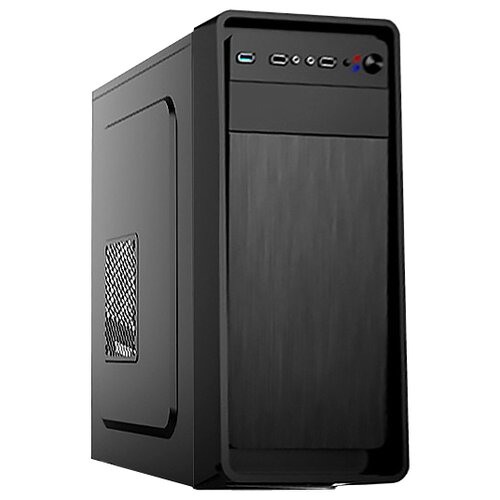 Корпус Miditower ExeGate XP-332-500W-12 (ATX, БП XP500 с вент. 12см, 2*USB, аудио, черный)