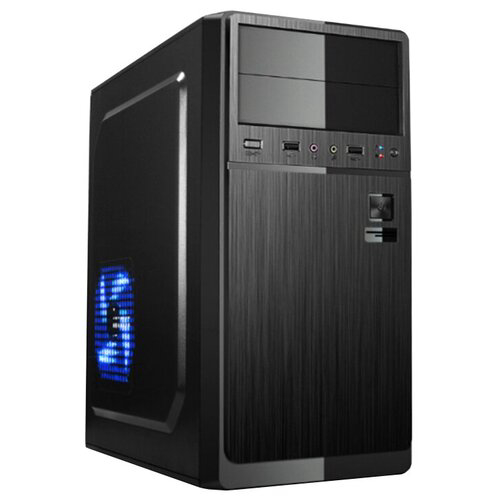 Корпус Miditower ExeGate XP-402U Black, ATX, <XP400, Black,120mm>, 2*USB+1*USB3.0, Audio