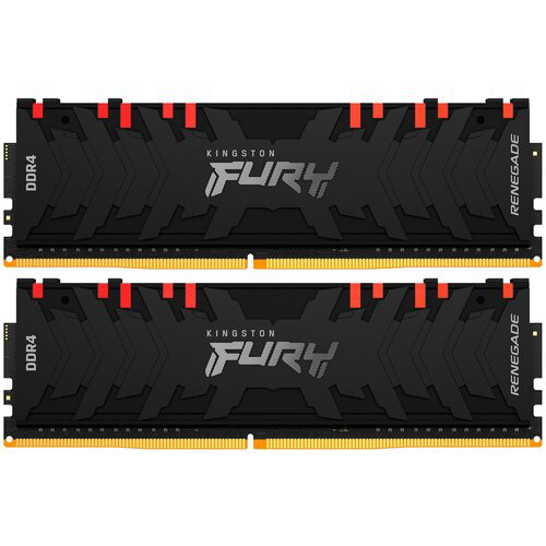 Оперативная память 16Gb DDR4 3600MHz Kingston Fury Renegade RGB (KF436C16RBAK2/16) (2x8Gb KIT)