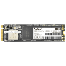 Твердотельный накопитель SSD M.2 2280 256Gb ExeGate NextPro+ KC2000TP256 [EX282321RUS] TLC 3D NAND (R1500/W900MB/s)