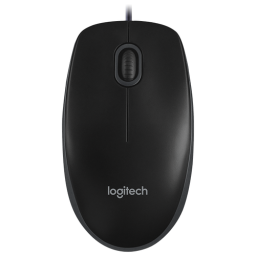 Мышь Logitech B100 for business черный оптическая (800dpi) USB (2but) 910-003357