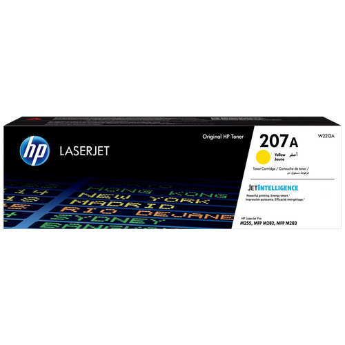 Картридж лазерный HP 207A W2212A желтый (1250стр.) для HP M255/MFP M282/M283