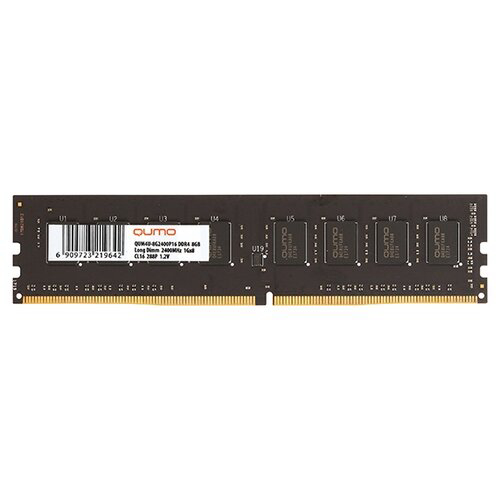 Модуль памяти Qumo DDR4 DIMM 3200MHz PC4-25600 CL22 - 8Gb QUM4U-8G3200P22