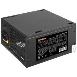 Блок питания 700W ExeGate 700PPE, ATX, black, APFC, 12cm, 24p+(4+4)p, PCI-E, 5*SATA, 3*IDE, FDD