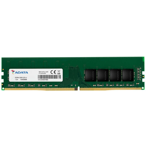 Память DDR4 8Gb 3200MHz A-Data AD4U32008G22-SGN RTL PC4-25600 CL22 DIMM 288-pin 1.2В single rank