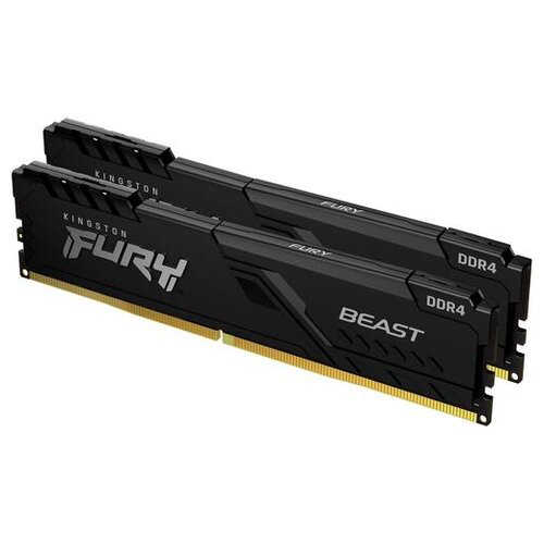 Оперативная память Kingston FURY Beast 16GB (8GBx2) DDR4 3733MHz DIMM 288-pin CL19 KF437C19BBK2/16