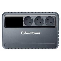 ИБП CyberPower BU600E, Line-Interactive, 600VA/360W, 3 Schuko розетки