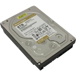 Жесткий диск WD Gold 8ТБ (WD8004FRYZ)