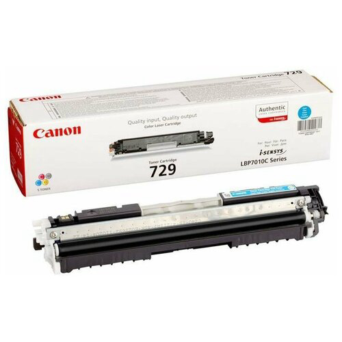 Картридж лазерный Canon 729C 4369B002 голубой (1000стр.) для Canon i-Sensys LBP-7010C/7018C