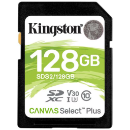 Флеш карта SDXC 512Gb Class10 Kingston SDS2/512GB Canvas Select Plus w/o adapter