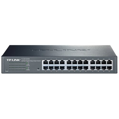 Коммутатор 24-Port Gigabit Easy Smart Switch, 24 10/100/1000Mbps RJ45 ports