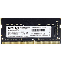 Оперативная память SO-DIMM 8 Гб DDR4 2666 МГц AMD (R748G2606S2S-UO) PC4-21300