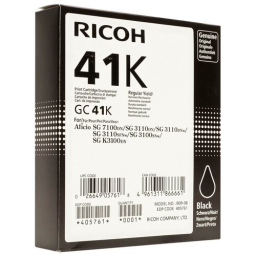 Картридж Ricoh GC 41K [черный, оригинальный, 2500 страниц, 1 шт]