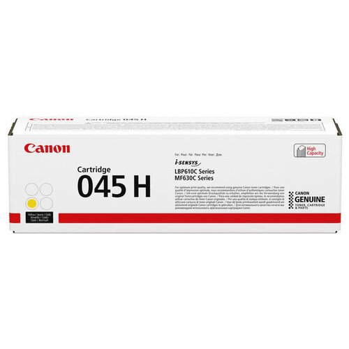 Картридж лазерный Canon 045 H Y 1243C002 желтый (2200стр.) для Canon i-SENSYS MF630