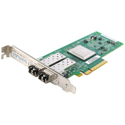 Контроллер Qlogic QLE2562-CK 8Gb 2-port FC HBA x8 PCIe LC multi-mode optic