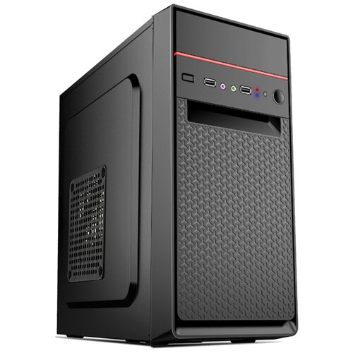 Корпус Minitower ExeGate BAA-107U Black, mATX, <AAA450, 80mm>, 1*USB+2*USB3.0, Audio