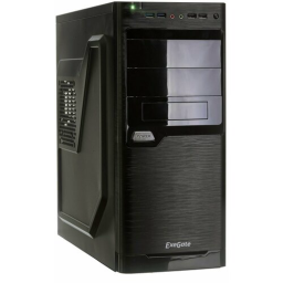 Корпус Mid-Tower ExeGate XP-330U-XP400 черный [0.5 мм, БП 400 Вт] [EX272727RUS]