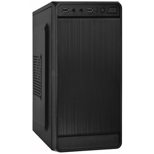 Корпус Minitower ExeGate BAA-108 (mATX, без БП, 2*USB, аудио, черный)