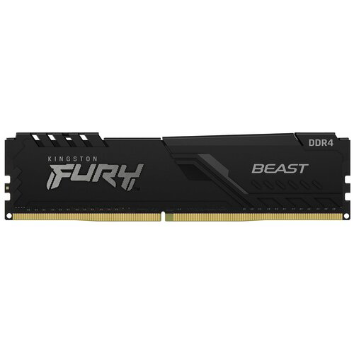 Оперативная память Kingston FURY Beast Black (KF437C19BB/8) 8 ГБ/DDR4, 8 ГБx1 шт, 3733 МГц