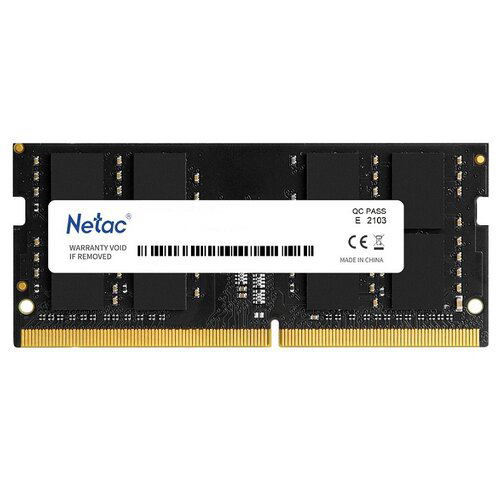 SO-DIMM DDR 4 DIMM 16Gb PC21300, 2666Mhz, Netac NTBSD4N26SP-16   C19