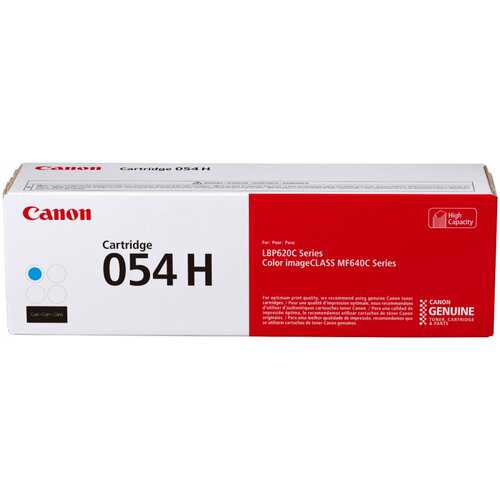 Картридж лазерный Canon 054 H C 3027C002 голубой (2300стр.)