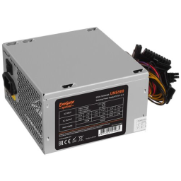 Блок питания 500W ExeGate UNS500, ATX, SC, 12cm fan, 24p+4p, 6/8p PCI-E, 3*SATA, 2*IDE, FDD