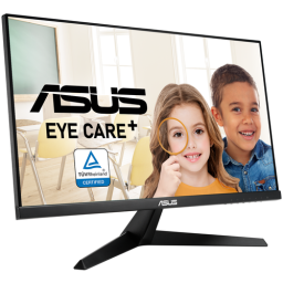 Монитор ASUS VY249HE 23.8" Full HD (1920 x 1080) IPS Monitor, 16:9, 75Hz, 1ms MPRT, 250cd/?, HDMI, VGA, 3.5mm jack, FreeSync, Eye Care+,  Low Blue Light, Flicker Free, Vesa