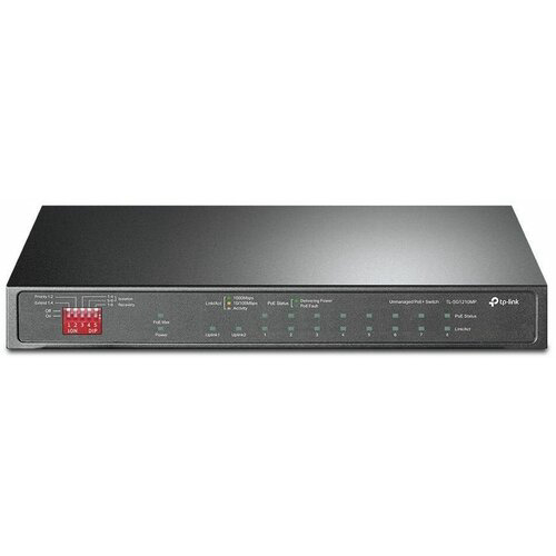 Коммутатор 10-Port Gigabit Desktop Switch with 8-Port PoE+