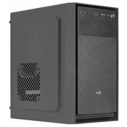 Корпус MiniTower AeroCool CS-104-S-BK-v1 black (mATX, 1xUSB3.0, 2xUSB2.0 без БП) (4710562759358)