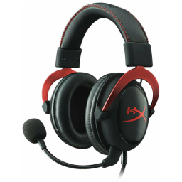 Наушники с микрофоном HyperX Cloud II черный/красный 1м мониторные оголовье (4P5M0AA)