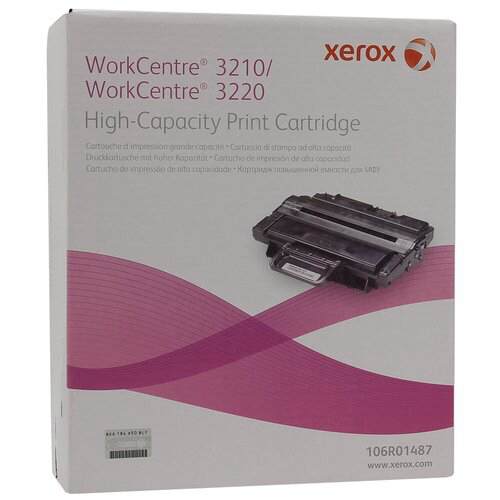 Картридж лазерный Xerox 106R01487 черный (4100стр.) для Xerox WC 3210/3220