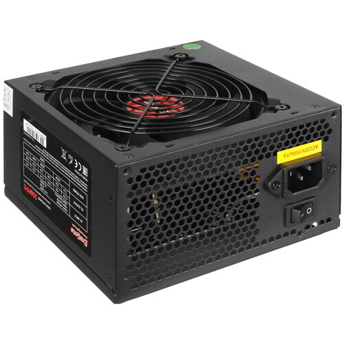 Блок питания 400W ExeGate 400PPE, ATX, black, APFC, 12cm, 24p+4p, PCI-E, 3*IDE, 5*SATA, FDD