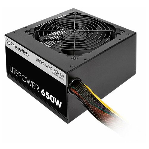 Блок питания Thermaltake ATX 650W LT-650P (24+4+4pin) APFC 120mm fan 5xSATA RTL