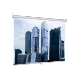 Настенный экран Lumien Eco Picture 160х160 см Matte White восьмигранный корпус, возможность потолочн./настенного крепления, уровень в комплекте, 1:1 (квадрат