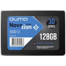 SSD жеский диск 128GB QUMO Novation TLC 3D 2.5" 550/450 MB/s, MAS1102A, TBW 250TB