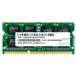 Оперативная память 8Gb DDR-III 1600MHz Apacer SO-DIMM 1.5v (AS08GFA60CATBGC)