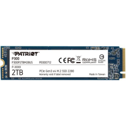 Накопитель SSD Patriot PCI-E x4 2Tb P300P2TBM28 P300 M.2 2280
