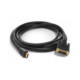 Кабель Bion HDMI-DVI-D 19M/19M, single link, экран, позолоченные контакты, 1.8м BXP-CC-HDMI-DVI-018